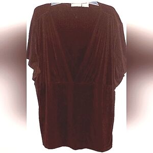 Stylish Black V-Neck Top